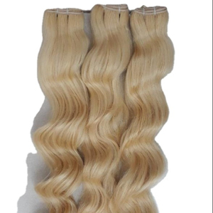 Vendeur de cheveux Remy No Tangled Dreads Extensions de cheveux humains Cheveux bruts vietnamiens Donneur unique Double Drawn Loose Deep Wave Machine - Product Image 1