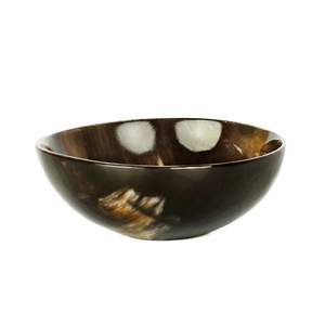 Bol de service en corne Design combiné, décoration intérieure, finition naturelle et bols colorés - Product Image 5