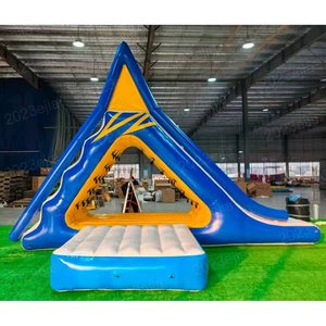 Tobogán Inflable Acuático de <span class=keywords><strong>Verano</strong></span>, Pequeño y Plegable, con Escalada y Tapete - Product Image 3