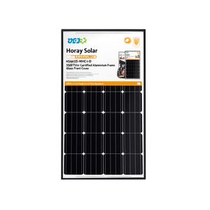 แผงโซลาร์เซลล์ Horay Solar HS615TC-MHC-D 550W โมโนคริสตัลไลน์ซิลิคอน ขนาดเซลล์ 182 มม. มาตรฐาน TUV สำหรับโครงอะลูมิเนียม หน้ากระจก - Product Image 1