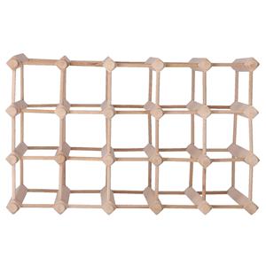 Portabottiglie in Legno di Faggio WELL HOME per 20 Bottiglie, Elegante e Resistente - Product Image 6