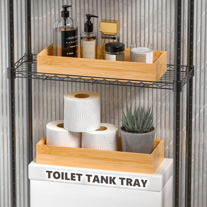 Caja de almacenamiento de bambú rectangular simple, caja de bambú hecha a mano, decoración de mesa natural ecológica para el hogar, venta al por mayor de Vietnam - Product Image 2