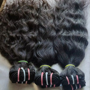 Proveedor superior Paquete de cabello Remy indio de alta calidad Cabello crudo Virgen sin procesar Onda de agua suelta profunda Cabello de alineación de cutícula suave - Product Image 5