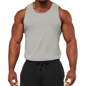 Lightweight Stringer Vintage Training Running Wear Sports Vest Slim Fit Stretchable Polyester Spandex High Street Breathable - Product Image 1