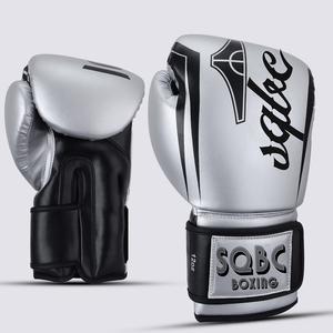 Venta al por mayor de guantes de boxeo profesionales de 14oz de alta calidad coloridos guantes de boxeo de entrenamiento deportivo - Product Image 3