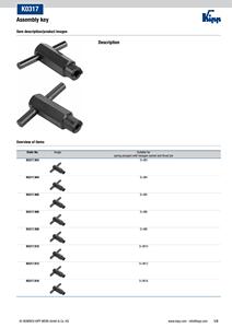ชุดเครื่องมือประกอบ K0317 รุ่น M12 ทำจากเหล็ก สำหรับติดตั้งสปริงพลันเจอร์ในชิ้นส่วนกระบอกสูบ - Product Image 6