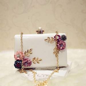MORE LINKED with Handmade Eco-friendly Resin Clutch Luxury Designer Purse High Quality Best Price Decorative Design - Product Image 1