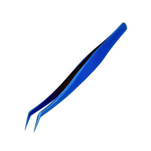 Pinces à épiler pour extensions de cils en acier inoxydable de haute qualité, forme unique - Product Image 4