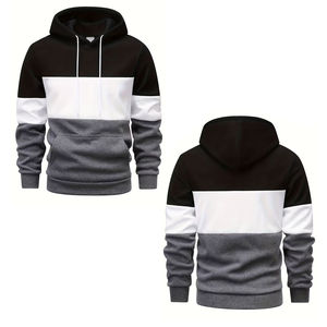 เสื้อฮู้ดผู้ชาย ผ้าฝ้าย 100% เนื้อนุ่ม ถักอย่างดี มีซับในหนา มีกระเป๋า - Product Image 6