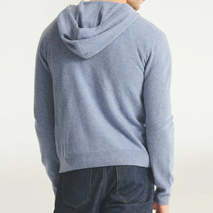 Sweat à capuche zippé pour hommes Sweat en coton biologique avec capuche zippé Sweats à capuche pour hommes Pull à capuche en molleton personnalisé - Product Image 4