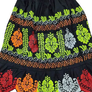 2025 Customized High Quality Embroidery <b>Skirts</b> for Women Breathable Cotton <b>Elastic</b> <b>Waist</b> Embroidery <b>Skirts</b> - Product Image 5