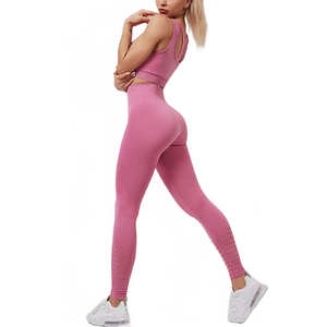 High Stretchable Gym Compression Set <b>for</b> <b>Women</b> Quick Dry <b>Yoga</b> Suits New Style Wrinkle Made Pakistan Cheap Price <b>for</b> Adults Girls - Product Image 4