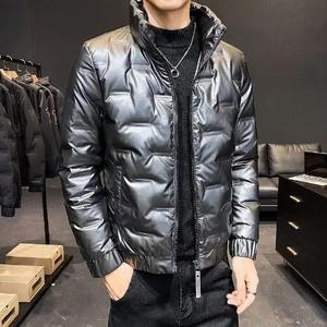 Chaqueta de Invierno para Hombre, Diseño de Moda, Negra, Personalizada, Suave, Impermeable, Cortavientos, Talla Grande, de Lona, Acolchada - Product Image 2
