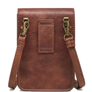 Sac de pochette médiéval en cuir marron rustique pour vêtements de la Renaissance et jeux de rôle historiques fabriqués avec du cuir véritable durable - Product Image 2