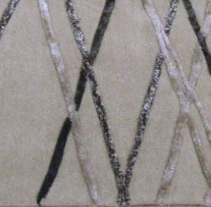 Fabricant Usine Designer Luxe Haut Bas Tapis élégant indien tufté à la main Elégant effet haut-bas fait main en laine de viscose pour - Product Image 1