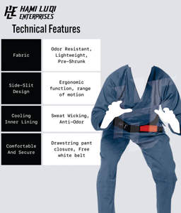 High Quality 100% Cotton Brazilian Jiu-Jitsu (BJJ) Uniform for Adults Custom Judo Martial Arts Training Gear BJJ Suit - Product Image 6