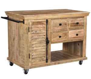 โต๊ะในครัวทำจากไม้มะม่วงเนื้อแข็งใช้ในครัว - Product Image 1