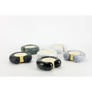 Admirable Design Home <b>Decorative</b> Candle Holder Exclusive Quality White and <b>pink</b> Marble Candle Holder at Attractive Price - Product Image 5