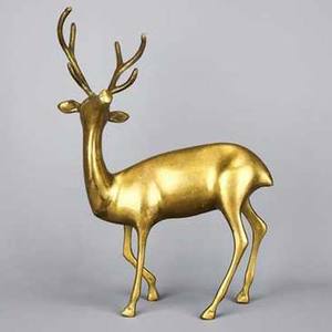 Venta caliente hecho a mano centro de mesa latón Reno pequeño modelo moderno decorativo fabricante y exportador con calidad superior - Product Image 5