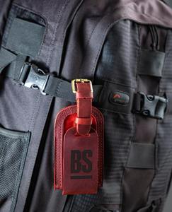 Top Quality Personalized Leather Luggage <b>Tags</b> with Privacy Flap for Travel LLT-0082 - Product Image 5