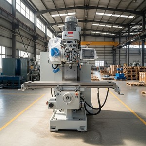 Machine de fraisage de type lit, machine de découpe industrielle en métal CNC verticale automatique à 3 axes Fanuc, performance fiable - Product Image 3