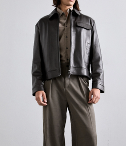 Chaquetas de cuero económicas hechas a medida de alta calidad para hombres Chaquetas de talla grande para hombres Chaquetas ecológicas a bajo precio - Product Image 4