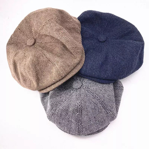 Gorro de Estilo Retro Británico de 8 Paneles, Estilo Peaky Blinder, Gatsby, Occidental, para Otoño, Invierno, Unisex, para Playa - Product Image 4
