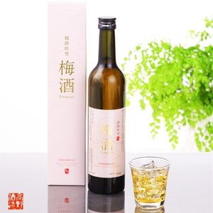 Saké de prune Koshiji Fubuki de qualité exceptionnelle 500ml Umeshu japonais Niigata 12% ABV Boîte en carton Bouteille de liqueur de luxe - Product Image 1