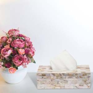 Boîte à mouchoirs artisanale de luxe, imperméable, avec couleur et logo personnalisés pour la décoration de la maison - Product Image 6