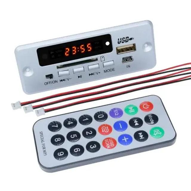 5V MP3 BT Decoder Board 2*3W Amplifier Module with Radio FM SD USB Radio Audio Module MP3 /WMA / WAV / FLAC / APE