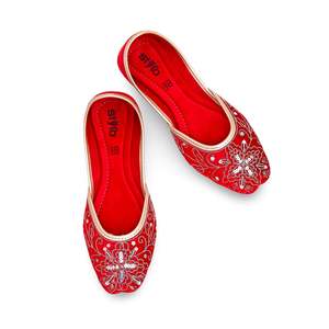 Rojo EC8450 Fancy Khusa Flats - Product Image 1