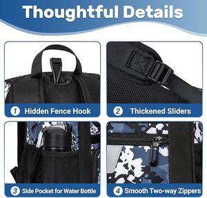 Mochila de Soccerball personalizada con logo para hombres, escuela informal, deportes, viajes, gimnasio, Equipo Juvenil, entrenamiento, bolsas de fútbol, mochilas - Product Image 5