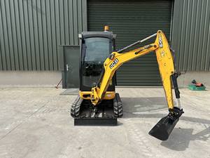 Miniexcavadora JCB Amarilla de 1 Tonelada de Capacidad, Equipo de Construcción Compacto - Product Image 4