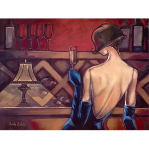 Champagne Bar Céramique Murale Dosseret Carrelage de Bain 8X6 Art #77 Produit Céramique - Product Image 1