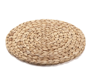 Basic Design Water Hyacinth Boho Style Wicker Placemats Natural Water Hyacinth Coasters <b>Table</b> <b>Mats</b> Wholesale - Product Image 1