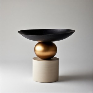 Bol à couronne en satin bol de service élégant en forme ronde personnalisée pour la décoration de service de mariage d'hôtel à la maison utiliser un bol - Product Image 4