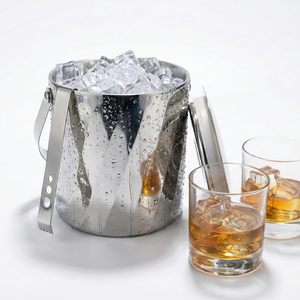 large capacity beverage cooler <b>tub</b> hammered <b>metal</b> ice bucket drink ice bucket for bar & party rustic galvanized drink <b>tub</b> - Product Image 4