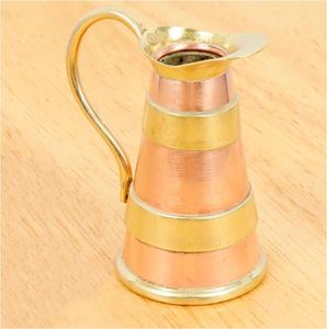 Handcrafted copper brass <b>mug</b> elegant for drinking cocktail soft drink at home kitchen tabletop decorative restaurant wholesale - Product Image 4