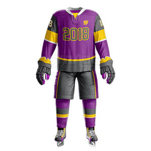 Uniforme de Hockey sobre Hielo de Secado Rápido, Ecológico, Transpirable, Ligero, de Alta Calidad, con Servicio OEM y Precio de Fábrica, Más Vendido - Product Image 2