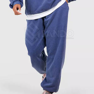 Chándales de lavado ácido de alta calidad más vendidos para mujer, ropa deportiva y de moda con patrón sólido informal personalizado - Product Image 5