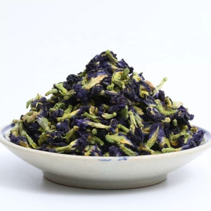 Polvo de Flor de Clitoria Ternatea Mezclado con Flor de Clitoria Ternatea Seca, Ingrediente para Bebidas, a Granel - Product Image 2
