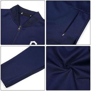 Chándales de gran tamaño de algodón con serigrafía personalizada Unisex de dos piezas en blanco cálido conjunto de sudaderas con capucha y joggers personalizados - Product Image 4