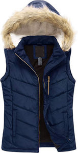 Chaleco Acolchado de Invierno para Mujer 2025, Cuello Alto, Cálido, Transpirable, Impermeable, Servicio OEM - Product Image 2