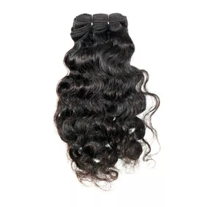 Remy-Lot de 3 mèches de cheveux naturels ondulés 100% pour femmes noires, qualité supérieure 12A, sans mélange, pour la fabrication de perruques - Product Image 1