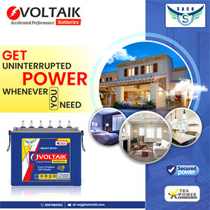 Baterías Solares VOLTAIK de 12V 225AhC10 de Iones de Litio de 48 Voltios para Quienes Buscan Compatibilidad con una Solución de Respaldo de Inversor Integrada - Product Image 4