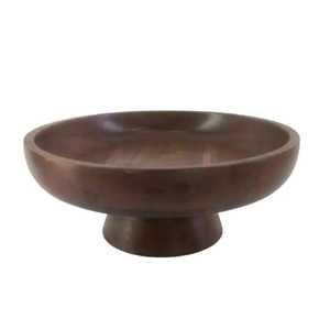 Tazón de Madera de Acacia Hecho a Mano, Apto para Alimentos, Ecológico, Desechable, Natural, Apto para Lavavajillas, para Servir Ensaladas y Frutas - Product Image 3