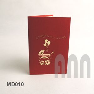 การ์ดอวยพรป๊อปอัพ3D ใหม่สำหรับวันแม่กระดาษพิมพ์ลายตรงข้ามเคลือบเงาสำหรับอาบน้ำเด็กวันวาเลนไทน์ - Product Image 5