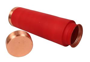 Tapa de botella de cobre de alta calidad, capacidad de 1L, bebida directa, ecológica para fiesta de yoga y fitness, exportador directo del fabricante - Product Image 4