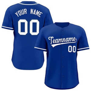 Maillot de baseball d'équipe personnalisé pour hommes avec coutures boutonnées sur le devant et tissu respirant pour le jour du match - Product Image 4