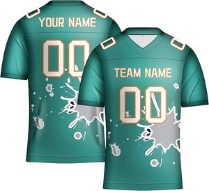 เสื้อกีฬาผ้าตาข่ายโพลีเอสเตอร์สำหรับผู้ใหญ่เสื้อผ้าอเมริกันฟุตบอลเสื้อเจอร์ซี่ - Product Image 3